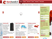 Tablet Screenshot of nettihotelli.fi